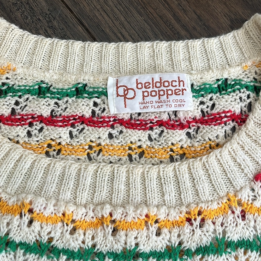 Vintage Knit Top by Beldoch Popper - Picture 2 of 4